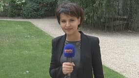 Najat Vallaud-Belkacem détaille sur BFMTV l'appli mobiles "Leadership pour elles"