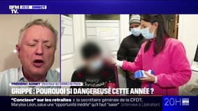 Frédéric Adnet (SAMU de Paris): "On est dans une situation tendue avec une grippe plus sévère, très probablement parce que la couverture vaccinale est moins importante"