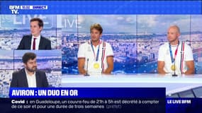 "Les 30 derniers mètres, j'ai fait une énorme erreur !": Matthieu Androdias et Hugo Boucheron, champions olympiques en aviron, sont les invités de BFMTV