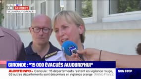 Incendies: Fabienne Buccio, préfète de la Gironde, affirme qu'il est "trop tôt" et "inconscient" de faire revenir les habitants évacués chez eux