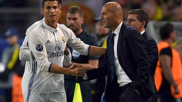 Cristiano Ronaldo et Zinedine Zidane