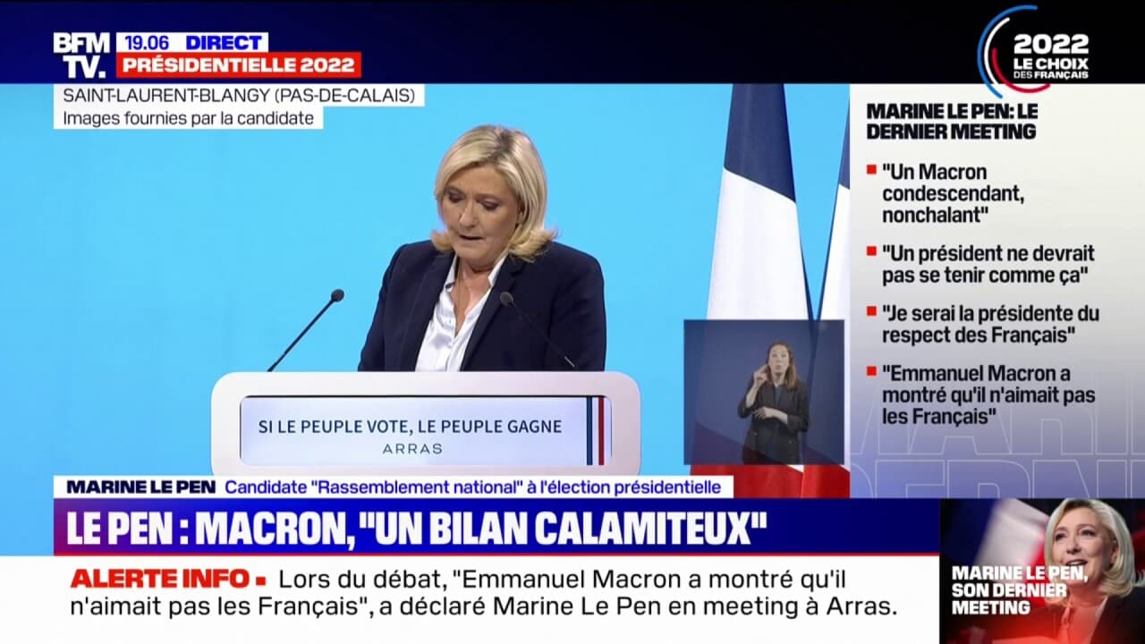 Marine Le Pen: "Ma Vision Politique Est Profondément, Sincèrement ...