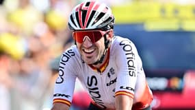 Ion Izaguirre vainqueur de la 12e étape du Tour de France, le 13/07/2023