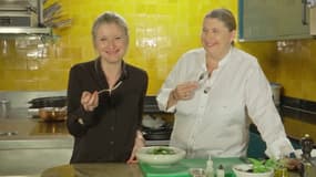 Ma recette avec un chef: recréez une salade d'haricots verts avec la cheffe Stéphanie Le Quellec et Karine de Ménonville