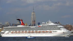 Bateau de croisière sur l'Hudson River, à New York