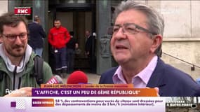 Pourquoi l'affiche de campagne de Mélenchon crispe la gauche 