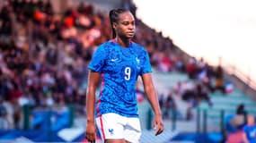 Marie-Antoinette Katoto face au Cameroun, le 25 juin 2022.