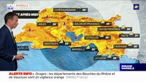 Météo Bouches-du-Rhône: des éclaircies et des perturbations orageuses par endroit, 30°C à Marseille