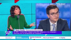 Dénis Cieslik, Porte-parole de Reconquete s’explique sur la proposition de Zemmour concernant la natalité dans les zones rurales. 