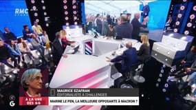 "Il y a trois forces politiques aujourd'hui : les #GiletsJaunes, le président de la République @EmmanuelMacron et le @RNational_off !" @MauriceSzafran, éditorialiste à Challenges #GGRMC 