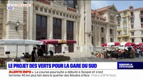 Nice: les écologistes présentent leur projet pour la Gare du Sud
