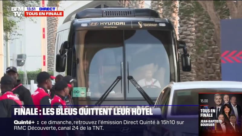 Finale France - Argentine: les Bleus viennent de quitter leur hôtel pour le stade Lusail