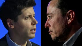 Sam Altman et Elon Musk.