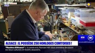 Alsace: ce maire possède 250 horloges comtoises
