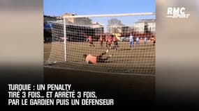 Turquie : Un penalty tiré 3 fois... et arrêté 3 fois, par le gardien puis un défenseur