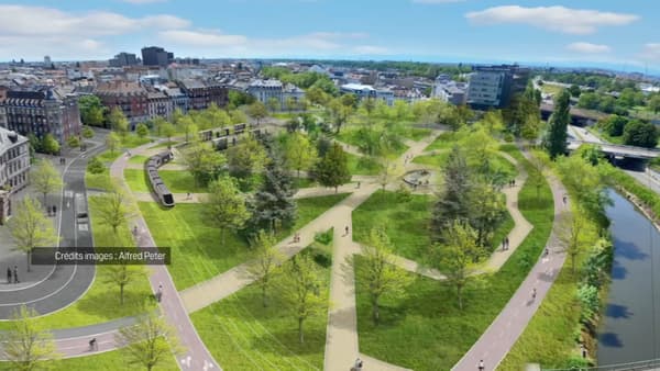 La place de Haguenau va devenir un parc de 16 hectares.