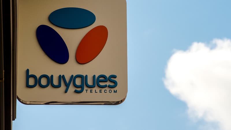 Le logo de l'opérateur Bouygues Telecom.