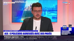 Aix-en-Provence: cinq policiers violemment agressés par une quinzaine d'individus