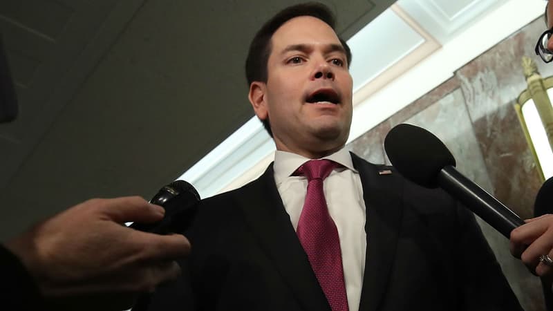 Le sénateur républicain de Floride, Marco Rubio, le 25 janvier 2018 à Washington