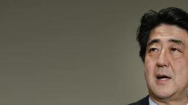 Shinzo Abe.