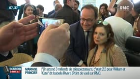 Le franc succès des séances de dédicaces avec François Hollande