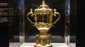 Le trophée Webb Ellis. 