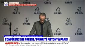 "Paris piéton": "la marche représente 65% des déplacements", note Emmanuel Grégoire