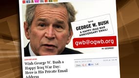 Le site américain Gawker a invité ses lecteurs à envoyer un mail à l'ancien président.