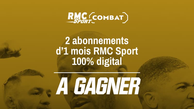 Gagner deux abonnements à RMC Sport Combat