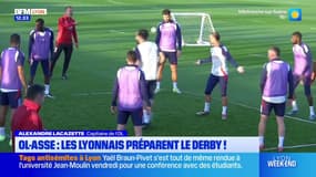 OL-ASSE: les Lyonnais se préparent pour le derby