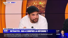 Axel Persson (CGT Cheminots): La réforme cherche à "rapprocher l'âge légal du départ à la retraite de l'âge moyen de la mort des travailleurs"