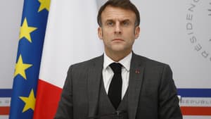 Emmanuel Macron à l'Élysée le 6 décembre 2023