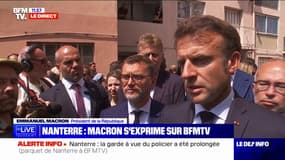 Emmanuel Macron exprime "l'affection de la Nation" à la famille de Nahel, l'ado tué à Nanterre