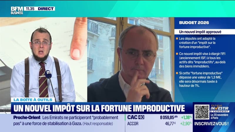 Un nouvel impôt sur la fortune improductive