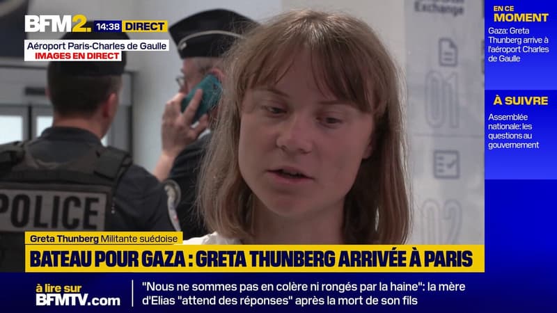 Madleen: Greta Thunberg dénonce une 