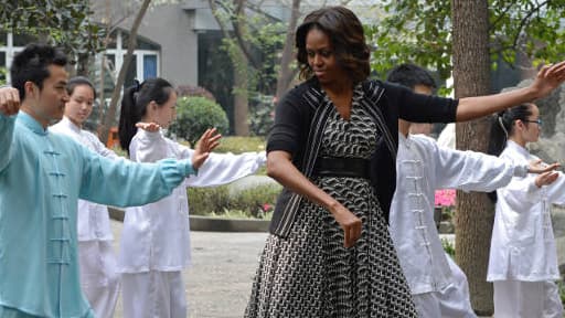 La leçon de tai-chi de Michelle Obama
