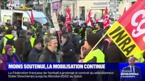 Moins soutenue, la mobilisation contre la réforme des retraites continue