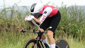 Marlen Reusser aux Super Mondiaux de Glasgow. 10 août 2023.