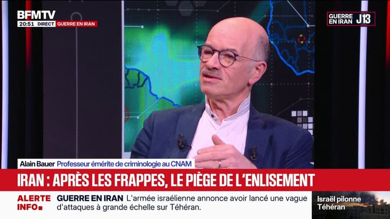 Guerre au Moyen-Orient: "Les Américains ont une logique de désarmement et les Israéliens ont une logique d'effondrement", explique Alain Bauer, professeur émérite de criminologie au CNAM