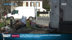 Archives - Une des fameuses camionnettes blanches, à la base des rumeurs
