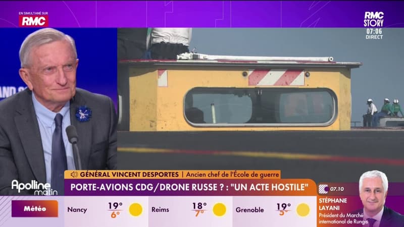 Porte-avions CDG / Drone russe ? : "un acte hostile"