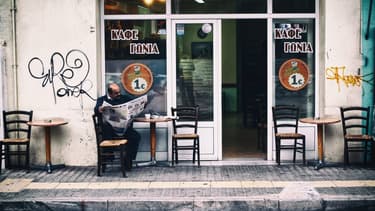 Jusqu'à juillet dernier, les commerçants grecs répugnaient à s'équiper en terminaux de cartes bancaires.