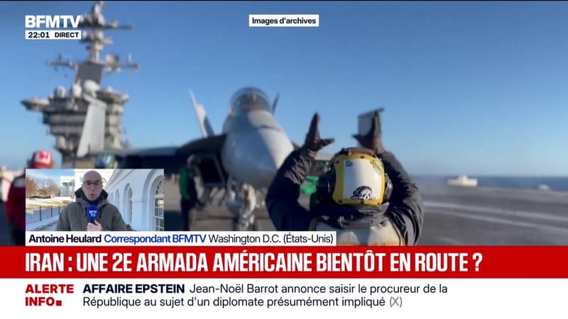 Donald Trump envisage de déployer une deuxième armada au Moyen-Orient si les négociations avec l'Iran échouent