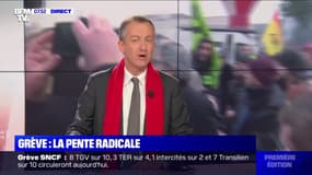 L’édito de Christophe Barbier: La pente radicale de la grève ? - 14/01