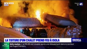 Alpes-Maritimes: un chalet prend feu à la station d'Isola 2000, des occupants évacués