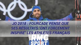 JO 2018 : Fourcade pense que ses résultats "ont forcément inspiré" les athlètes français