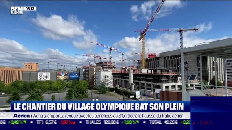 On vous emmène sur le plus gros chantier de France: le chantier du village Olympique au nord de Paris