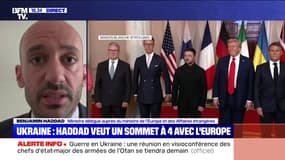 Guerre en Ukraine: "Je crois que c'est dans l'intérêt de tous d'avoir un sommet à quatre", indique Benjamin Haddad, ministre délégué auprès du ministre de l'Europe et des Affaires étrangères