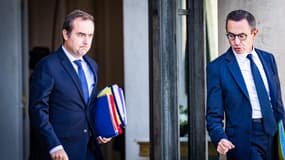 Sébastien Lecornu et Bruno Retailleau à Paris le 27 août 2025