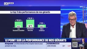 Le top 3 des gérants : Sébastien Korchia, Léa Dunand-Chatellet, et Alice Lhabouz - 13/09